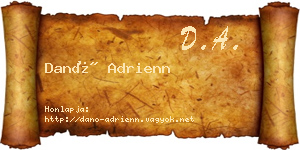 Danó Adrienn névjegykártya